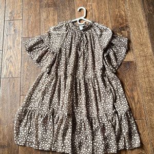 Brown H&M Flow Dress